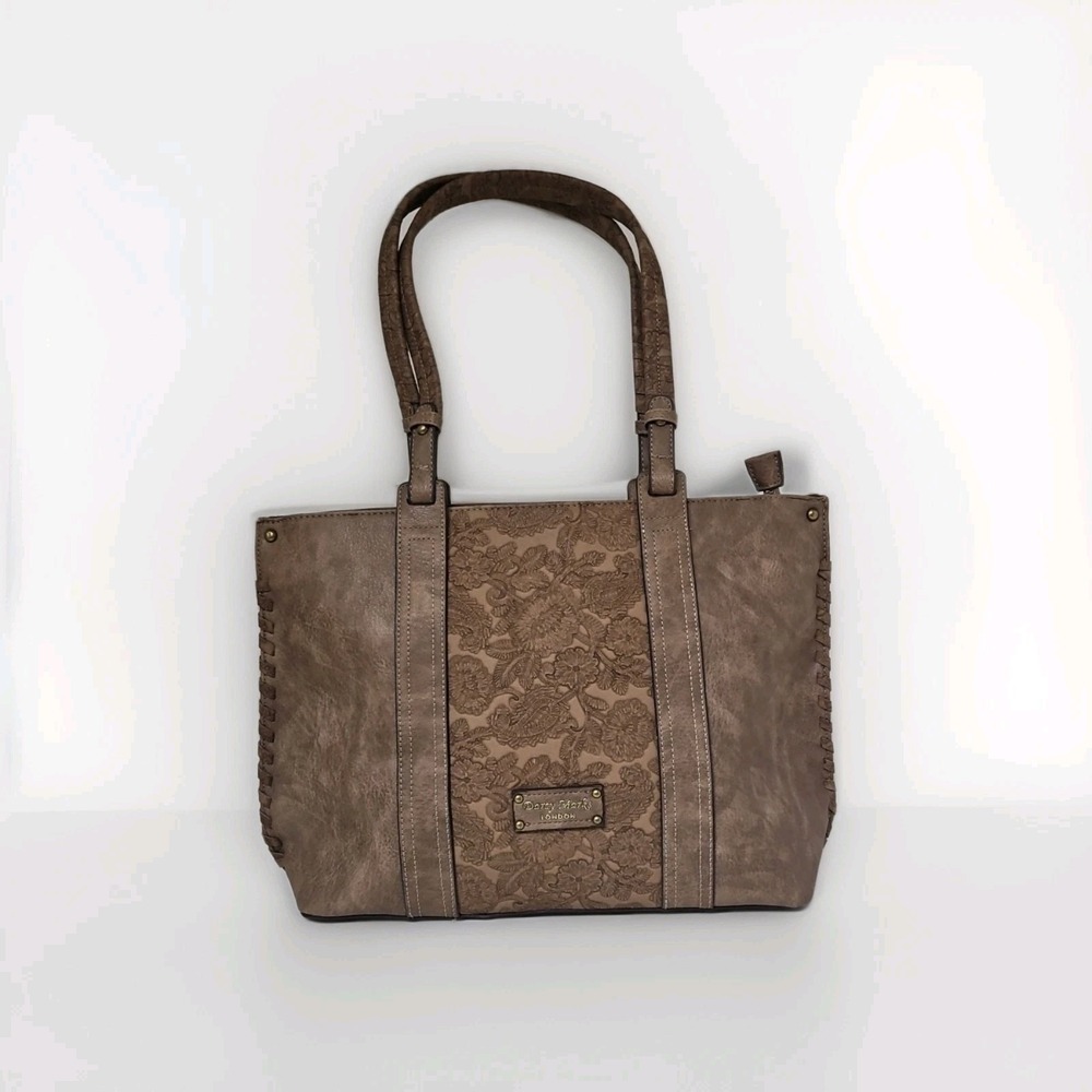 Darcy Marks London Embossed‎ Faux Leather Tote/ Purse 18"x12"x 4"
